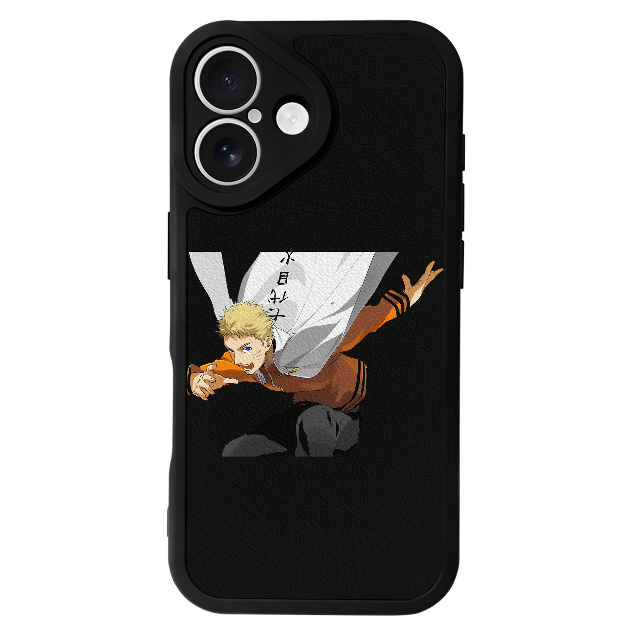 （画像用） NARUTO -ナルト- うずまき ナルト Uzumaki Naruto 【iPhone 16シリーズ対応】シリコンスマホケース（レザー調） 材質：シリコン